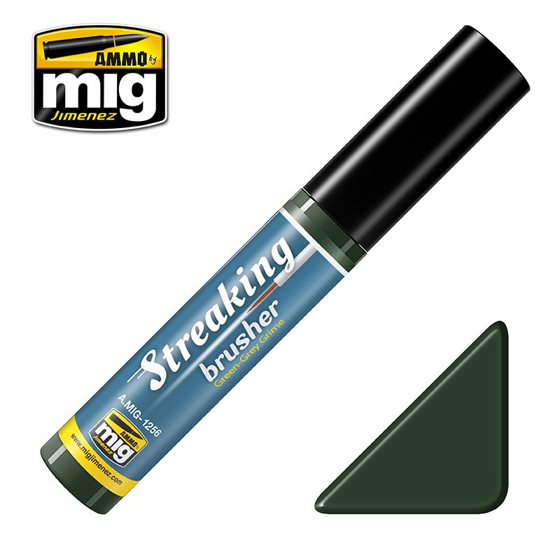 Streakingbrusher 1256 Green-Grey Grime Ammo by Mig