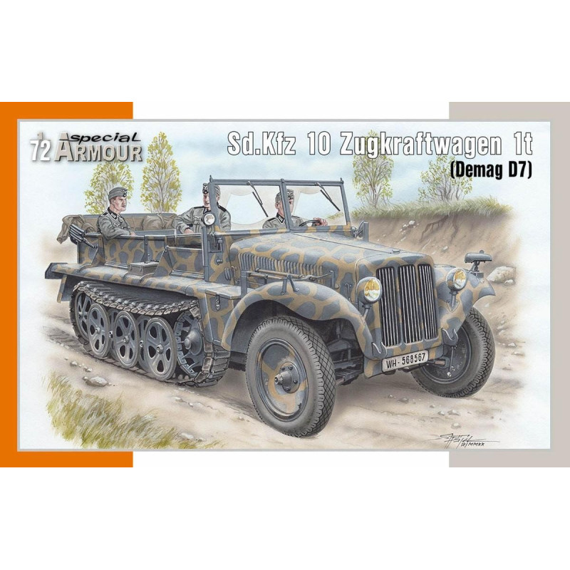 Sd.Kfz.10 Zugkraftwagen 1t (Demag D7) SA72021 Special Armour 1:72