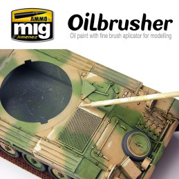 Oil Brusher Vert Herbe 3530 AMMO by Mig