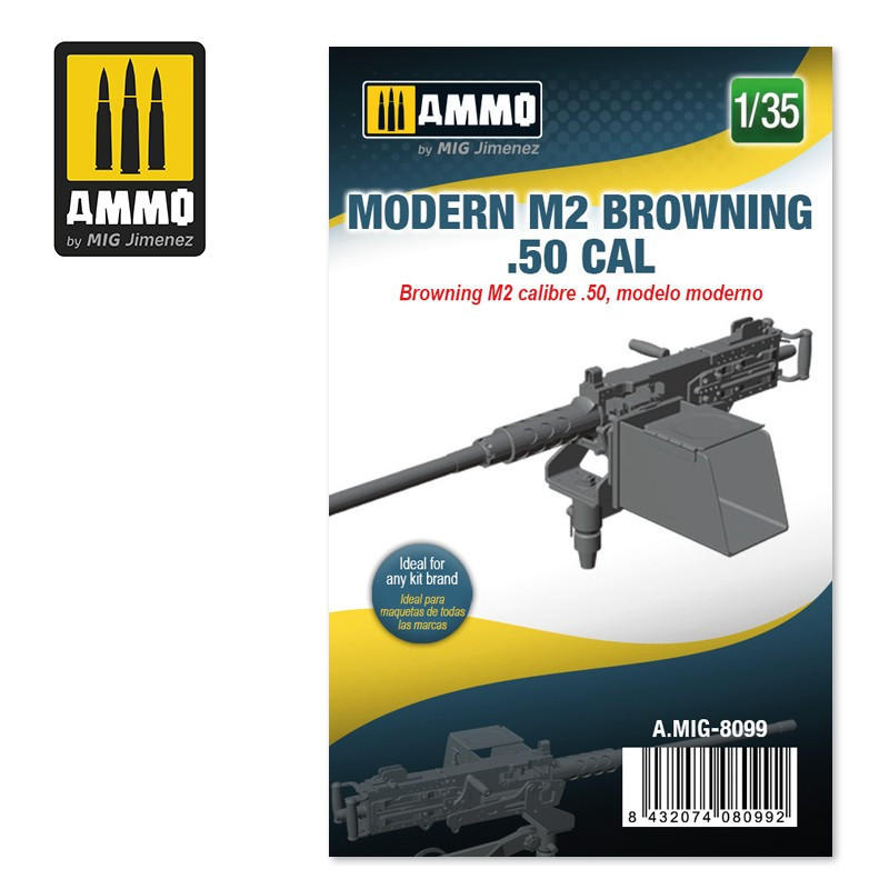 Modern M2 Browning .50 cal 8099 AMMO by Mig 1:35