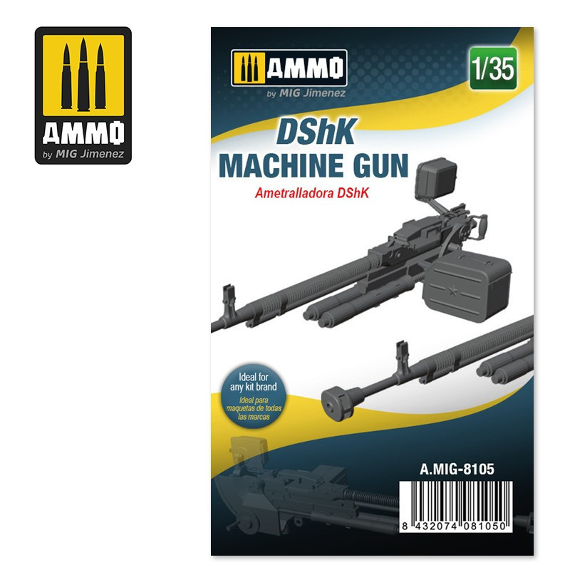 DShK Machine Gun 8105 AMMO by Mig 1:35