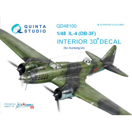 IL-4 3D-Printed & coloured Interior (for Xuntong  kit) QD48100 Quinta Studio
