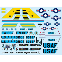 F-100F Super Sabre 02246 Trumpeter 1:32