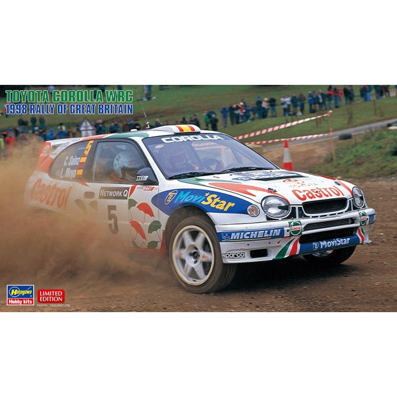 Toyota Corolla WRC 1998 Rally of Great Britain 20438 Hasegawa 1:24