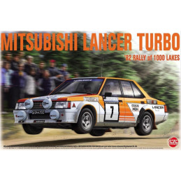 MITSUBISHI LANCER TURBO ‘82 RALLY OF 1000 LAKES PN24018 NuNu 1:24