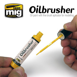 Oil Brusher Argent 3538 AMMO by Mig