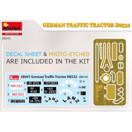 German Traffic Tractor D8532 38041 MiniArt 1:35
