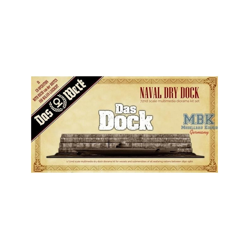 Naval Dry Dock/ Trockendock DWA022 Das Werk 1:72
