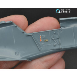 Bf 109G-6 3D-Printed & coloured Interior on decal paper (for Eduard  kit) QD48094 Quinta Studio