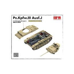 Pz.Kpfw.III Ausf. J Full Interior Kit 5072 Rye Field Model 1:35
