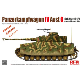 Panzerkampfwagen IV Ausf. G Sd.Kfz. 161/1 w/with workable track links 5053 Rye Field Model 1:35