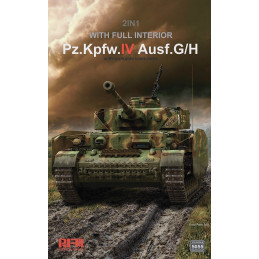 Pz.Kpfw.IV Ausf. G/H with full interior 5055 Rye Field Model 1:35