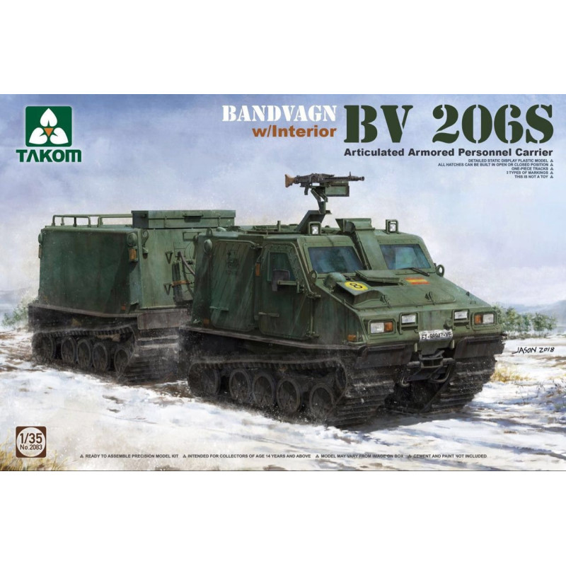 Bandvagn BV 206S Articulated Armored Personnel Carrier 2083 Takom 1:35