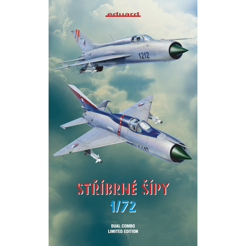 Stříbrné šípy MiG-21PF and PFM in Czechoslovak Air Force 2134 Eduard 1:72