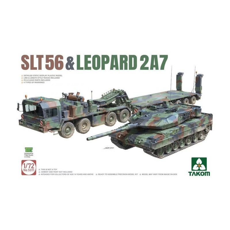 SLT56 & Leopard 2 A7 5011 Takom 1:72