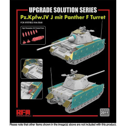 Pz.Kpfw.IV J mit Panther F Turret upgrade set RM2011 Rye Field Model 1:35