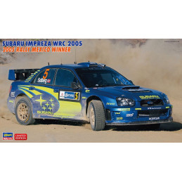 Subaru Impreza WRC 2005 Rally Mexico Winner 20454 Hasegawa 1:24