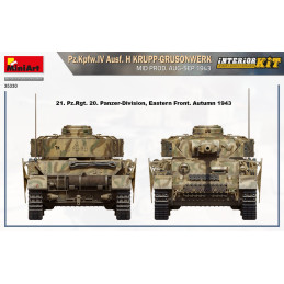 Pz.Kpfw. IV Ausf. H Krupp-Grusonwerk Mid Prod. Aug-Sep 1943 (Interior Kit) 35330 MiniArt 1:35