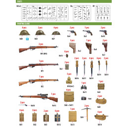 British Infantry Weapons & Equipment WW II Military Miniatures Series 35368 MiniArt 1:35