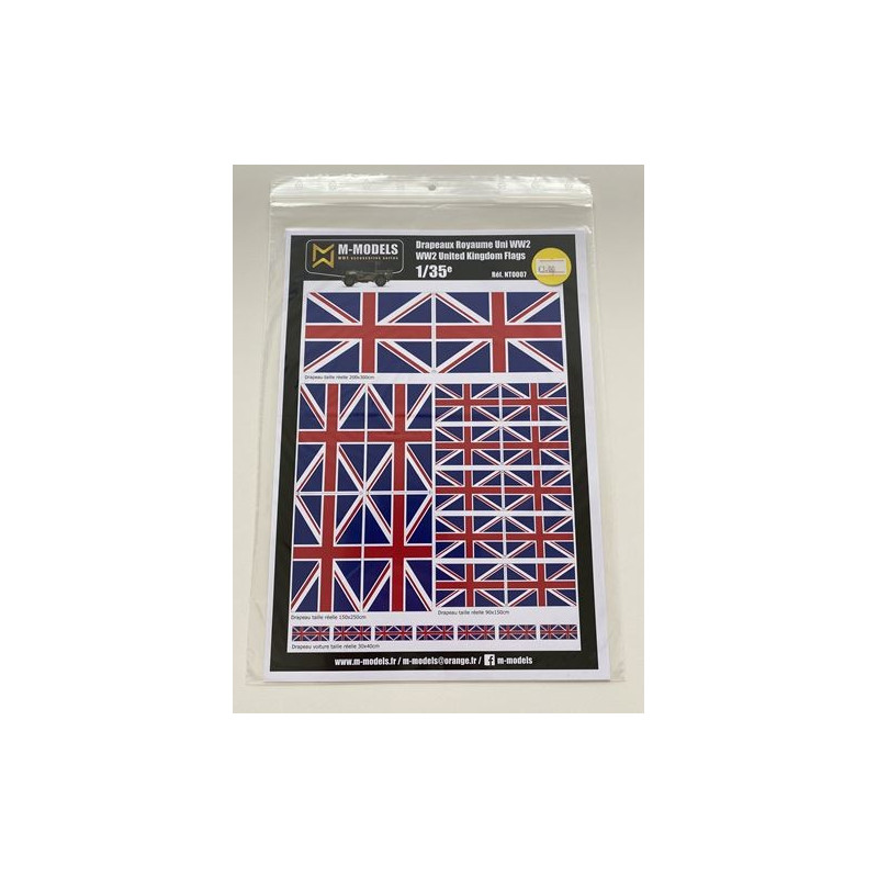 Flags United Kingdom WW2 (Clean) NT0007 M-Models 1:35