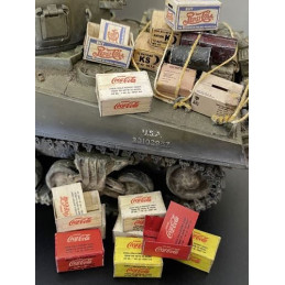 Caisses de Coca-Cola et Pepsi Standard US Army WW2 NT0163 M-Models 1:35