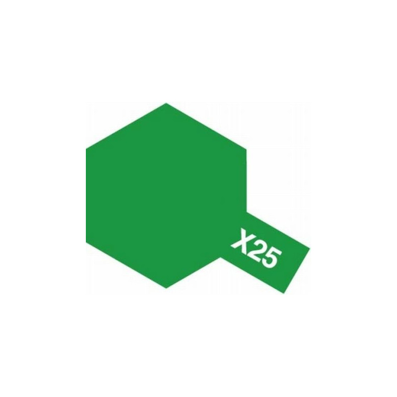 Vert Transparent / Clear Green X-25 81525 Tamiya 10ml