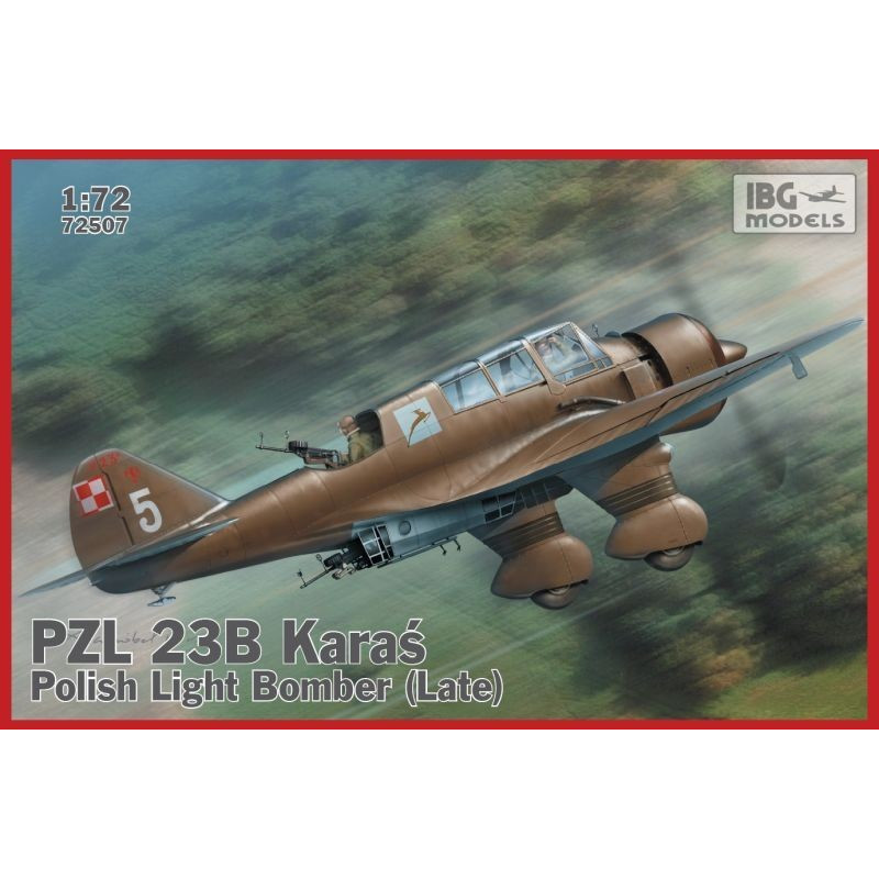 PZL 23B Kara? (Late) Polish Light Bomber 72507 IBG Models 1:72