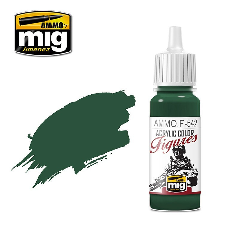Phatlo Green Figures Paints F542 AMMO by Mig (17ml)
