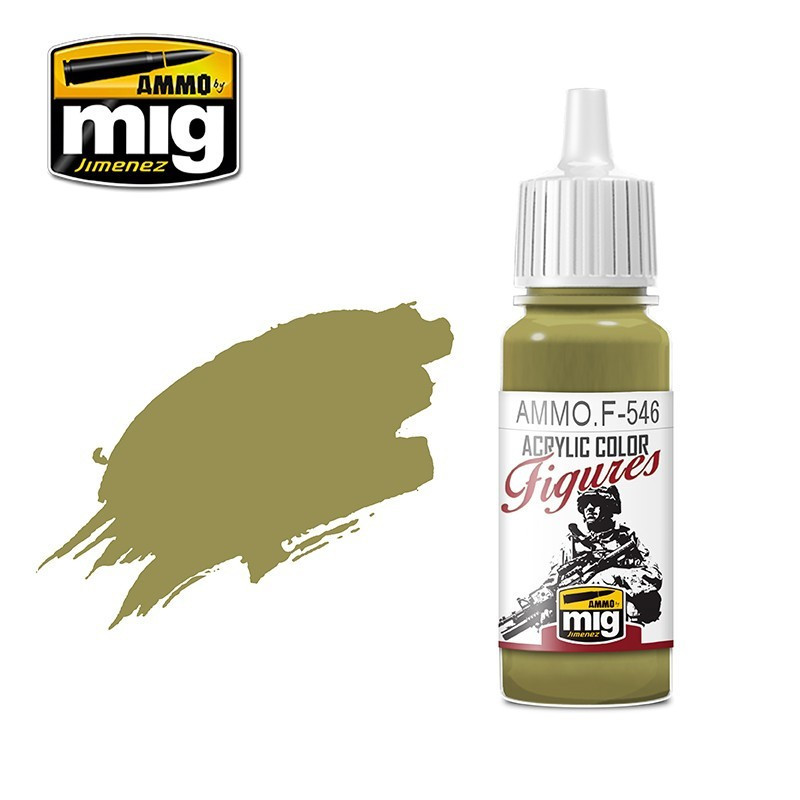 Ochre Brown Figures Paints F546 AMMO by Mig (17ml)