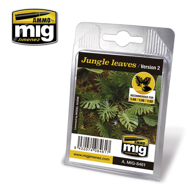 Plantes Feuilles de la Jungle Version 2 8461 AMMO by Mig