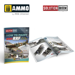 How to Paint WWII RAF Early Aircraft Solution Book 6522 AMMO by Mig Multilingual