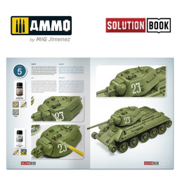 How to Paint 4BO Green Vehicles Solution Book 6600 AMMO by Mig Multilingual