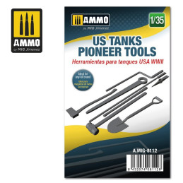 US WWII Tank Pioneer Tools 8112 AMMO by Mig 1:35