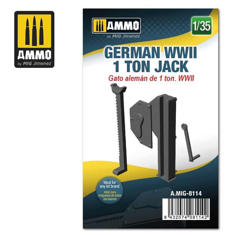 German WWII 1 ton Jack 8114 AMMO by Mig 1:35