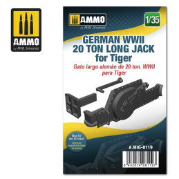 German WWII 20 ton Long Jack for Tiger 8119 AMMO by Mig 1:35