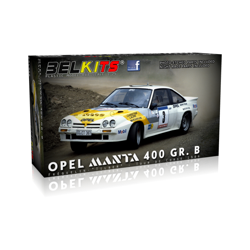 Opel Manta b 400 TdC´84 *3 Fréquelin/"Tilber" BEL-008 Belkits 1:24