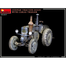 German Tractor D8506 with Cargo Trailer 35317 MiniArt 1:35