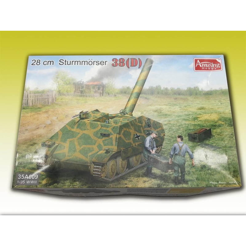 28cm Sturmmörser auf Panzer 38D 35A009 1:35 Amusing Hobby