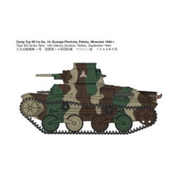 Type 95 Ha-Go Tank 72088 IBG Models 1:72