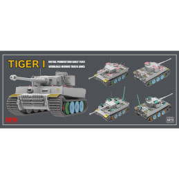 Tiger I Initial Production Early 1943 RM-5075 Rye Field Model 1:35