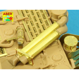 Feifel air cleaners tubes for early Tiger I, Ausf.E (Sd.Kfz.181) 35A127 ABER 1:35