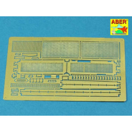 Grilles for Russian Tank T-55AM also for T-55AMV 35G32 ABER 1:35