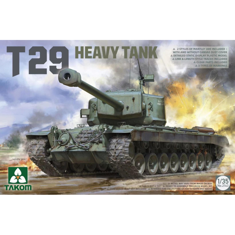 T29 Heavy Tank 2143 Takom 1:35