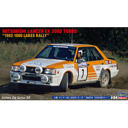 Mitsubishi Lancer EX 2000 Turbo 1000 Lakes Rally 1982 21138 Hasegawa 1:24