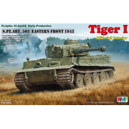 Tigre I Début De Production, Intérieur Complet 5003 Rye Field Model 1:35