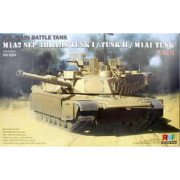 M1A2 SEP Abrams TUSK I / TUSK II / M1A1 TUSK 3en1 5004 Rye Field Model 1:35