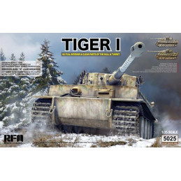 Tiger I Early Production Sd.Kfz. 181 Pz.kpfw.VI Ausf. E with Full Interior & Workable Tracks 5025 Rye Field Model 1:35