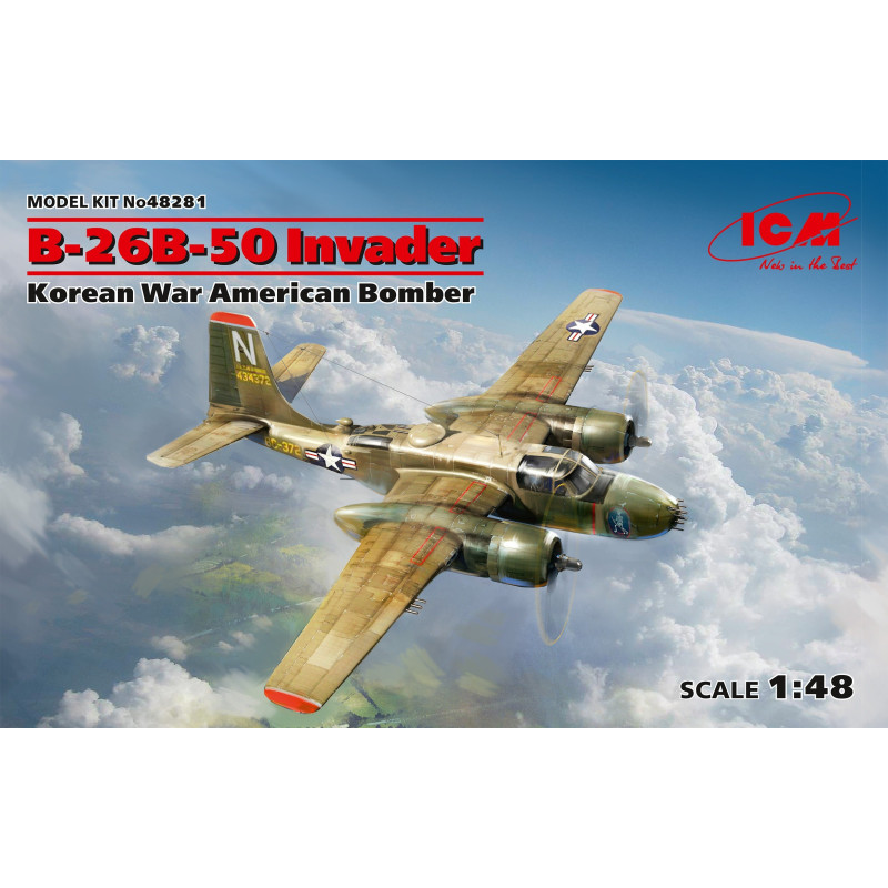 B-26B-50 Invader, Korean War American Bomber 48281 ICM 1:48