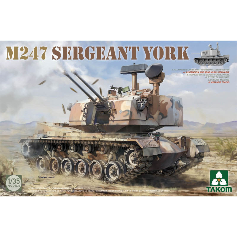 M247 Sergeant York 2160 Takom 1:35