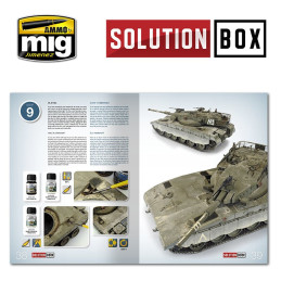 How to Paint IDF Vehicules Solution Book - Multilingual Book 6501 AMMO by Mig